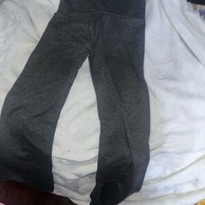 Dark gray flared leggings size small